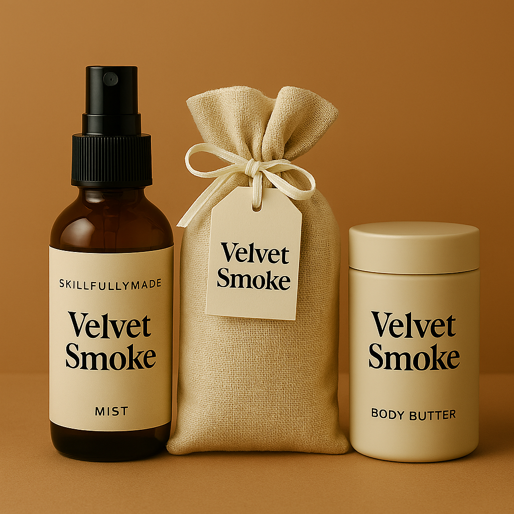 VELVET SMOKE TRIO SET $64.95